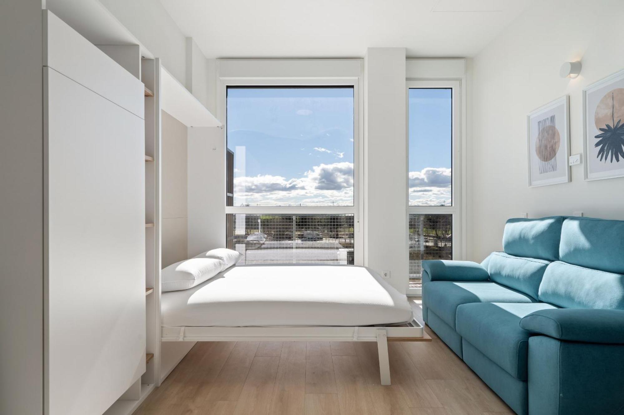 Loft Reformado Industrial Con Garaje Alquiler Temporal Lägenhet Madrid Exteriör bild